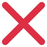 ❌
