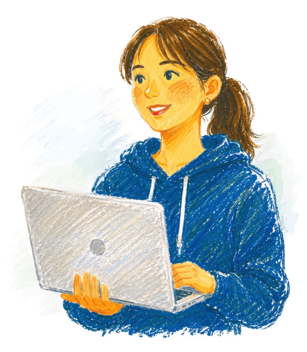 想いを発信するイラスト