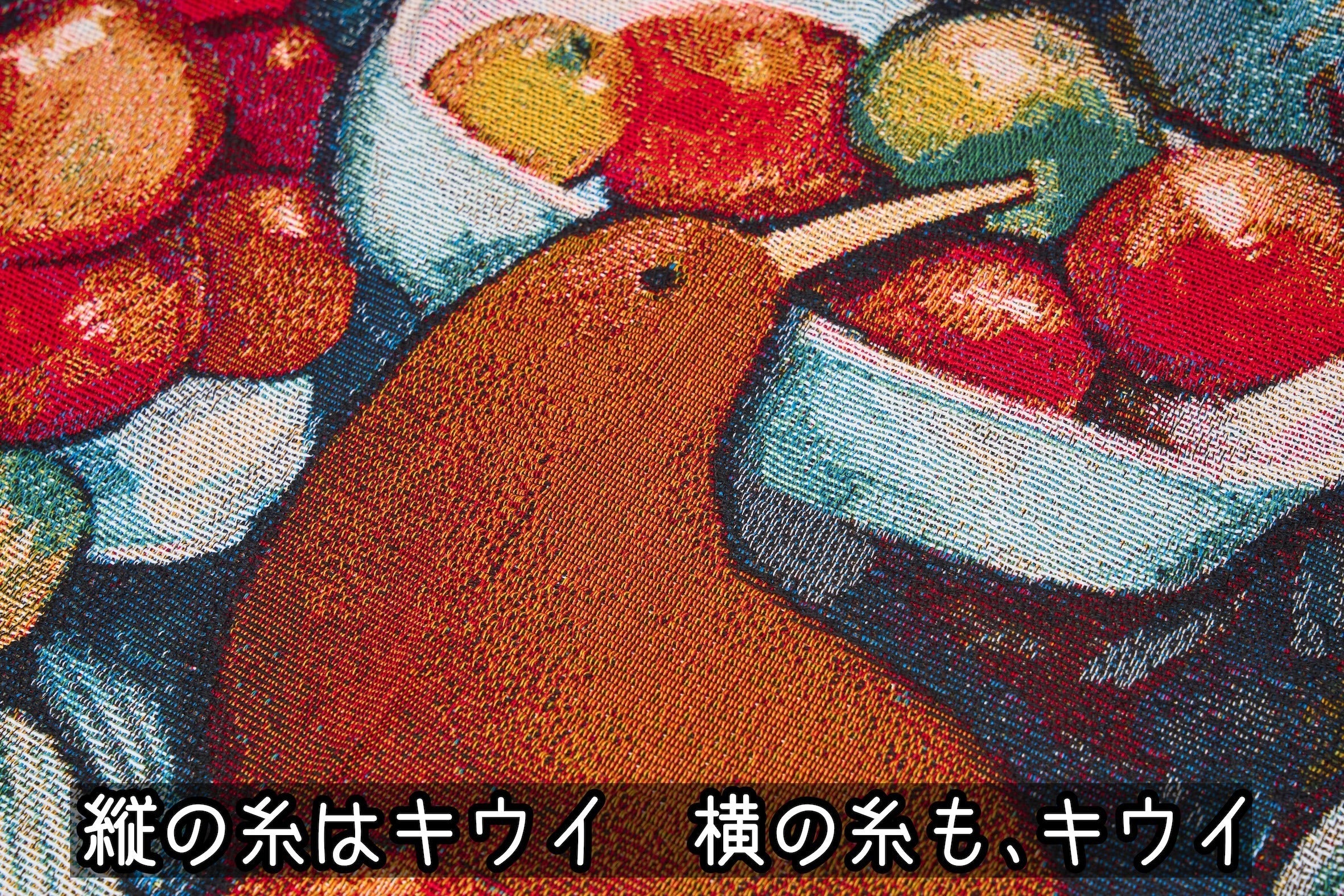 まるでアートなキウイ！『kiwi_life』ジャガードブランケット化