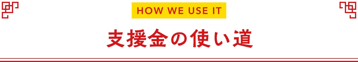 支援金の使い道