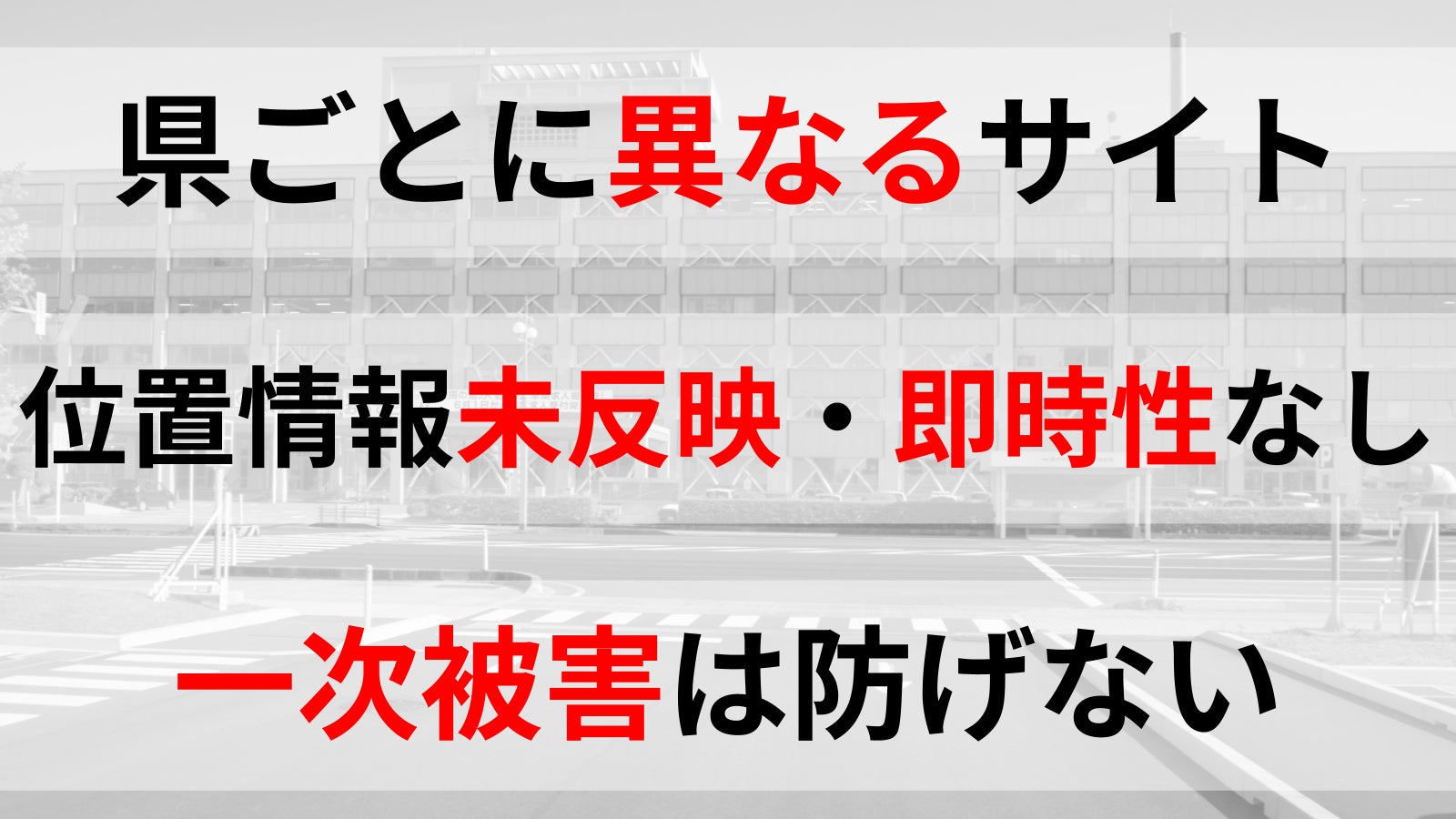 既存の仕組みの3つの問題点