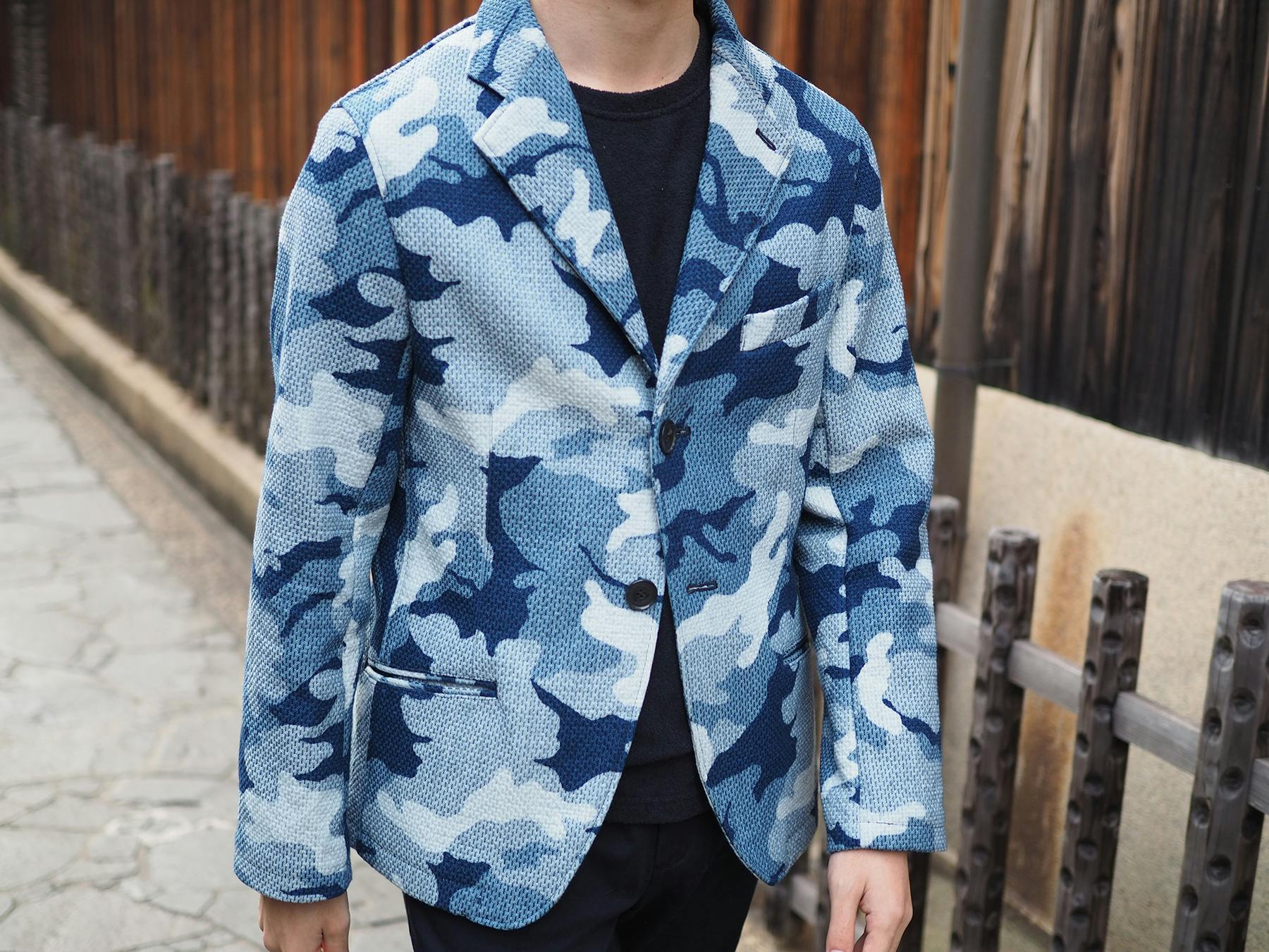 刺し子」×「藍染め」日本の伝統をまとった『藍染めジャケット