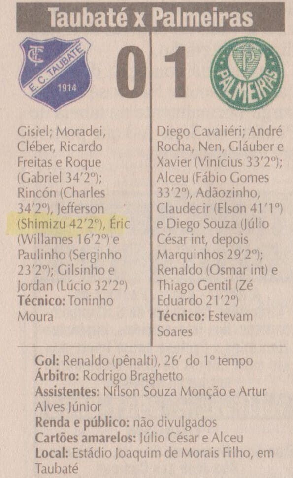 パルメイラスPalmeiras 10回目のブラジルのリーグ優勝の雑誌