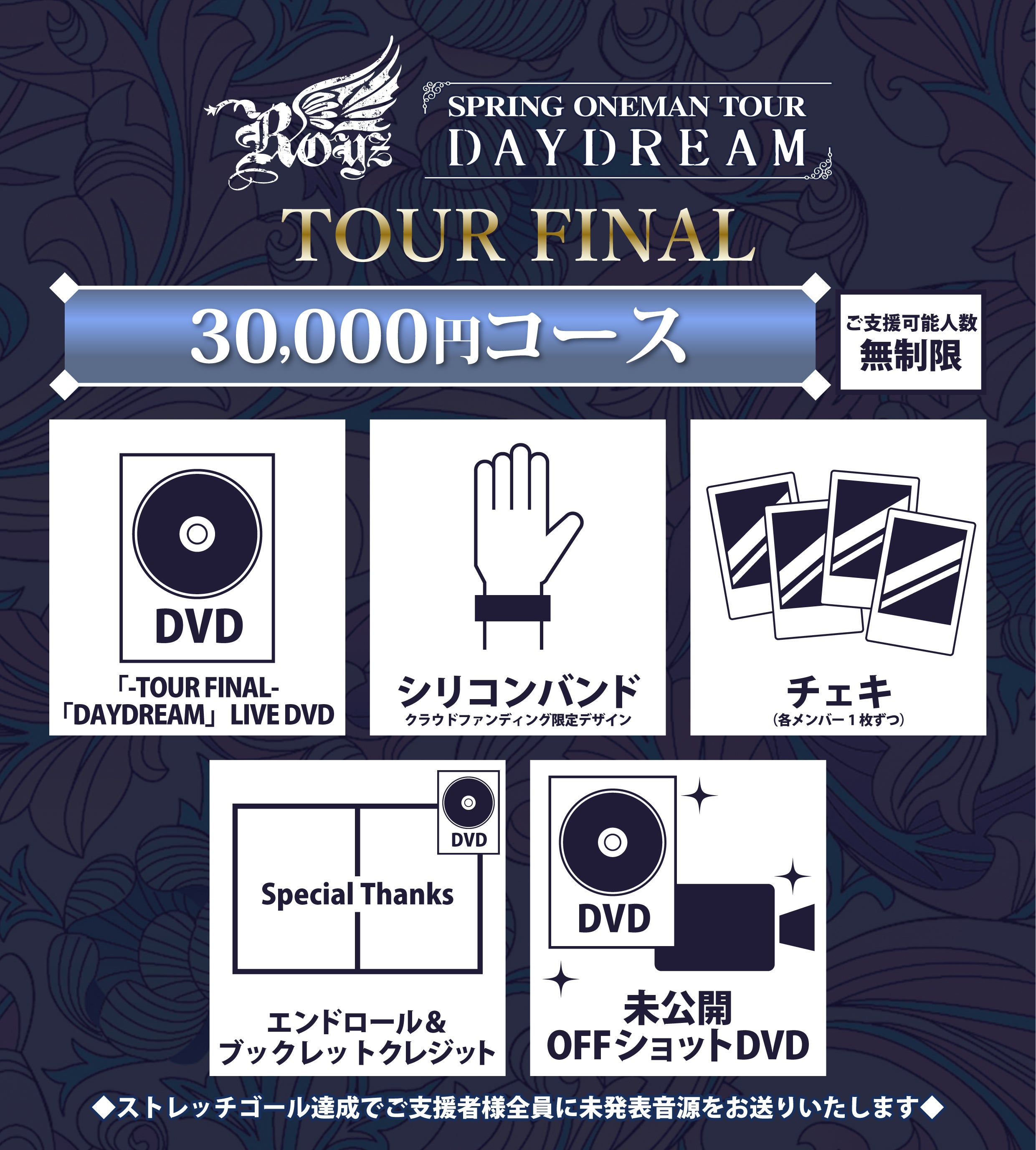 Royz】中止になったファイナル公演をDVD化して形に残したい