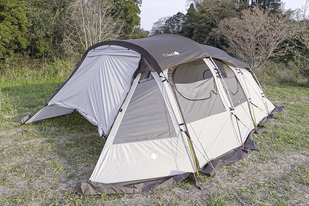 あらゆる快適機能を全て搭載した新型2ルームトンネルテントが登場‼ - CAMPFIRE (キャンプファイヤー)