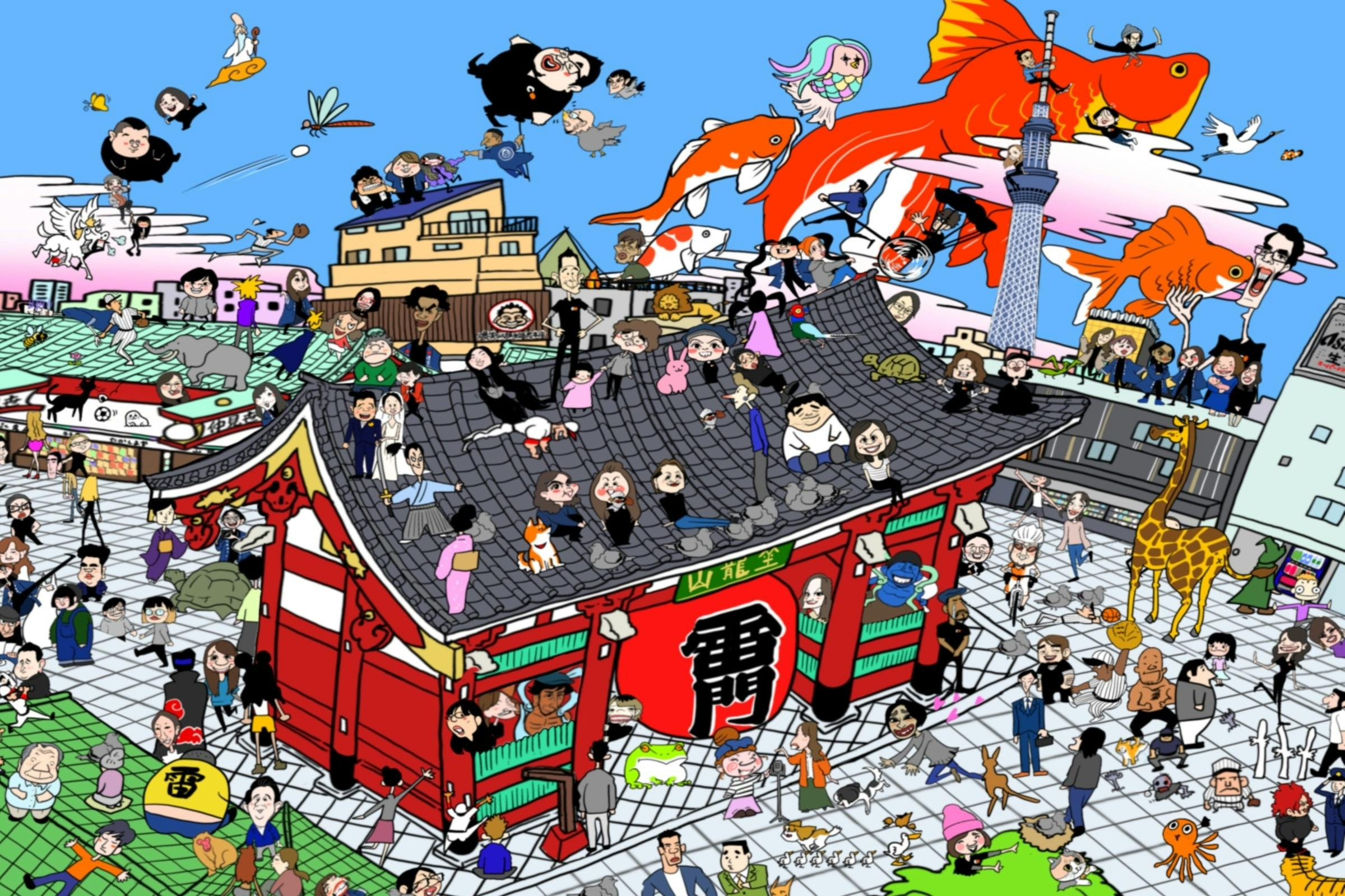 がんばろう浅草プロジェクト By カリカチュアジャパン Campfire キャンプファイヤー がんばろう浅草プロジェクト By カリカチュアジャパン Campfire キャンプファイヤー