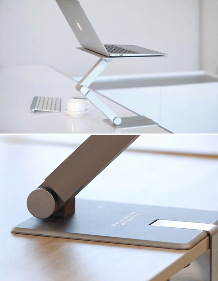 Maxstand スタンディングアーム シルバー VESAマウント付 MAXTAND ...