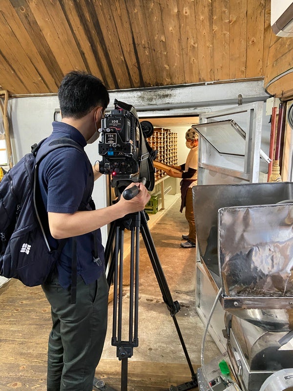 長野放送さんから　取材受けました！