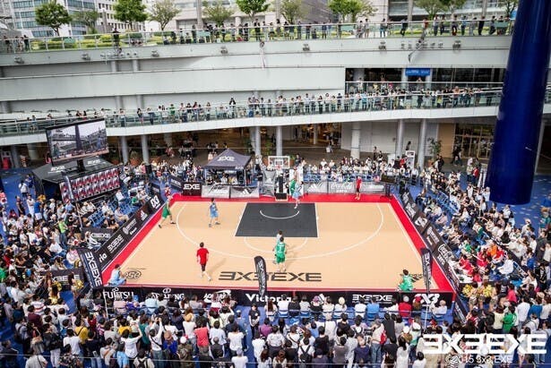 県初プロスポーツチーム！３人制バスケ３ｘ３「鰻楽．EXE」を応援