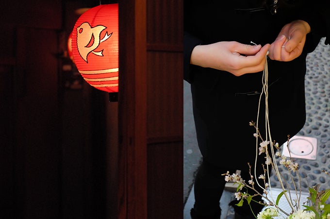 京都の花街 先斗町の軒先に ２００個のミニいけ花を飾ります Campfire キャンプファイヤー