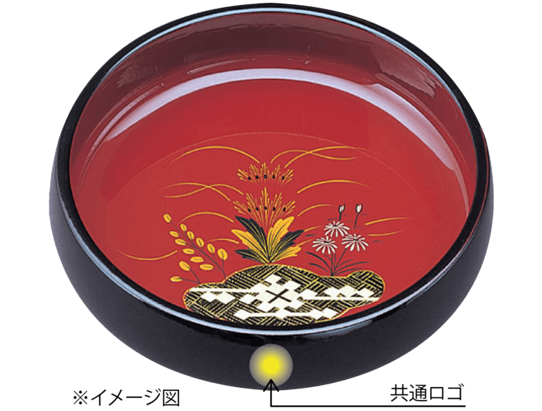 山口県伝統工芸品 大内塗 漆器 丸盆 - 漆芸