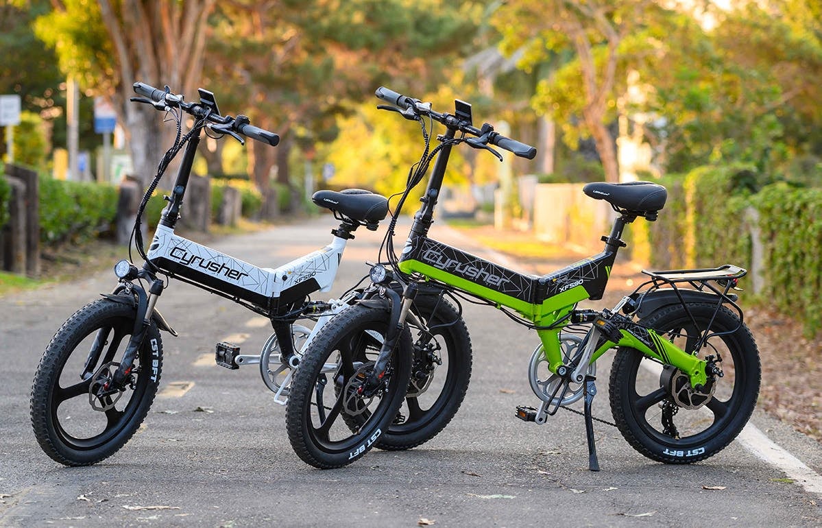 Cyrusher XF590 折りたたみ電動自転車 次世代折りたたみ式電動自転車、美しさと性能の両方を備えたモンスター