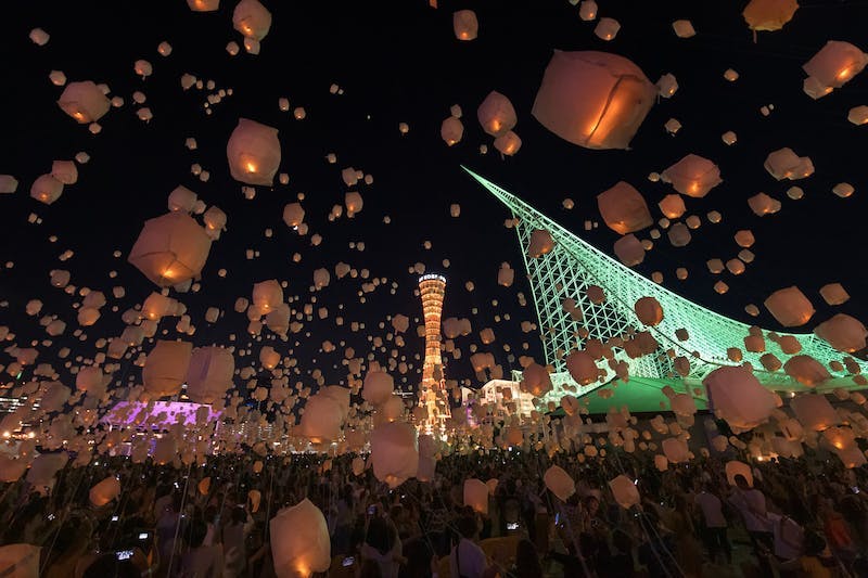 京都七夕祭り2023 スカイランタン