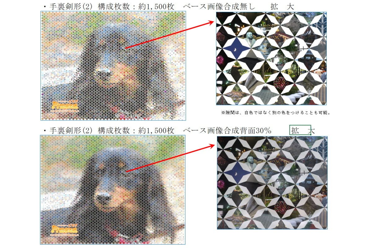 写真の埋め込む形を変えた 新しいフォトモザイクアートをご提供します Campfire キャンプファイヤー