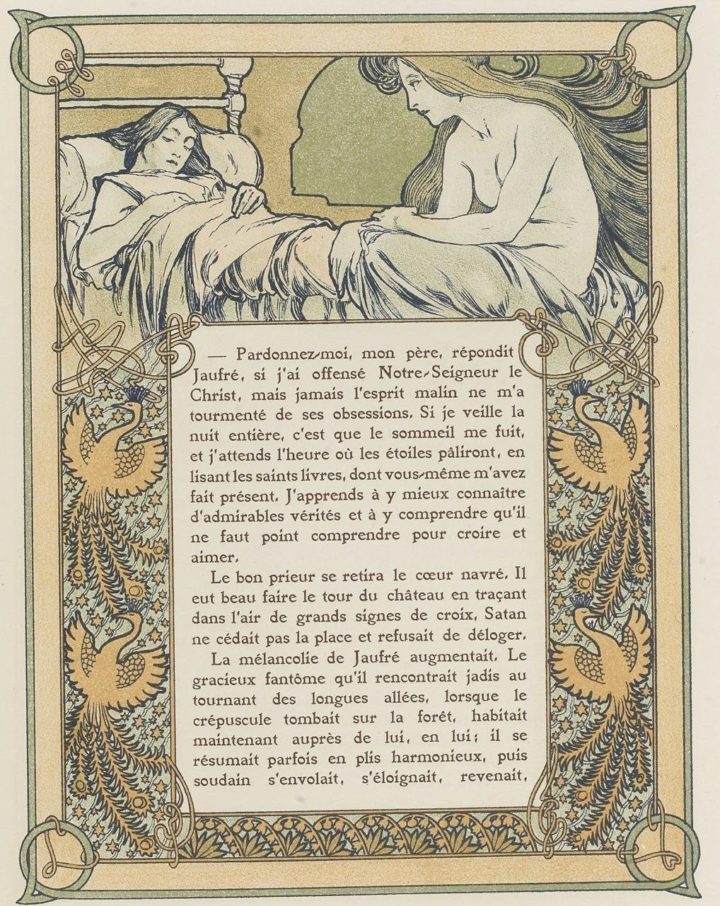 アルフォンス ミュシャ☆『トリポリの姫君イルゼ』☆リトグラフ☆本物