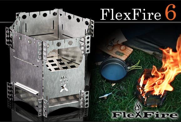 メール便指定可能 フレックスファイヤー 6 FlexFire 6 焚き火台 ドイツ