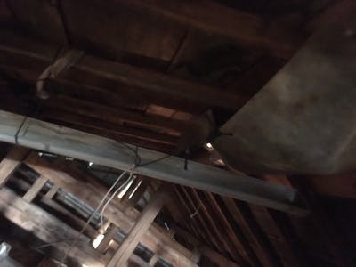 天井落ちました そして私達も Goodmorning By Campfire