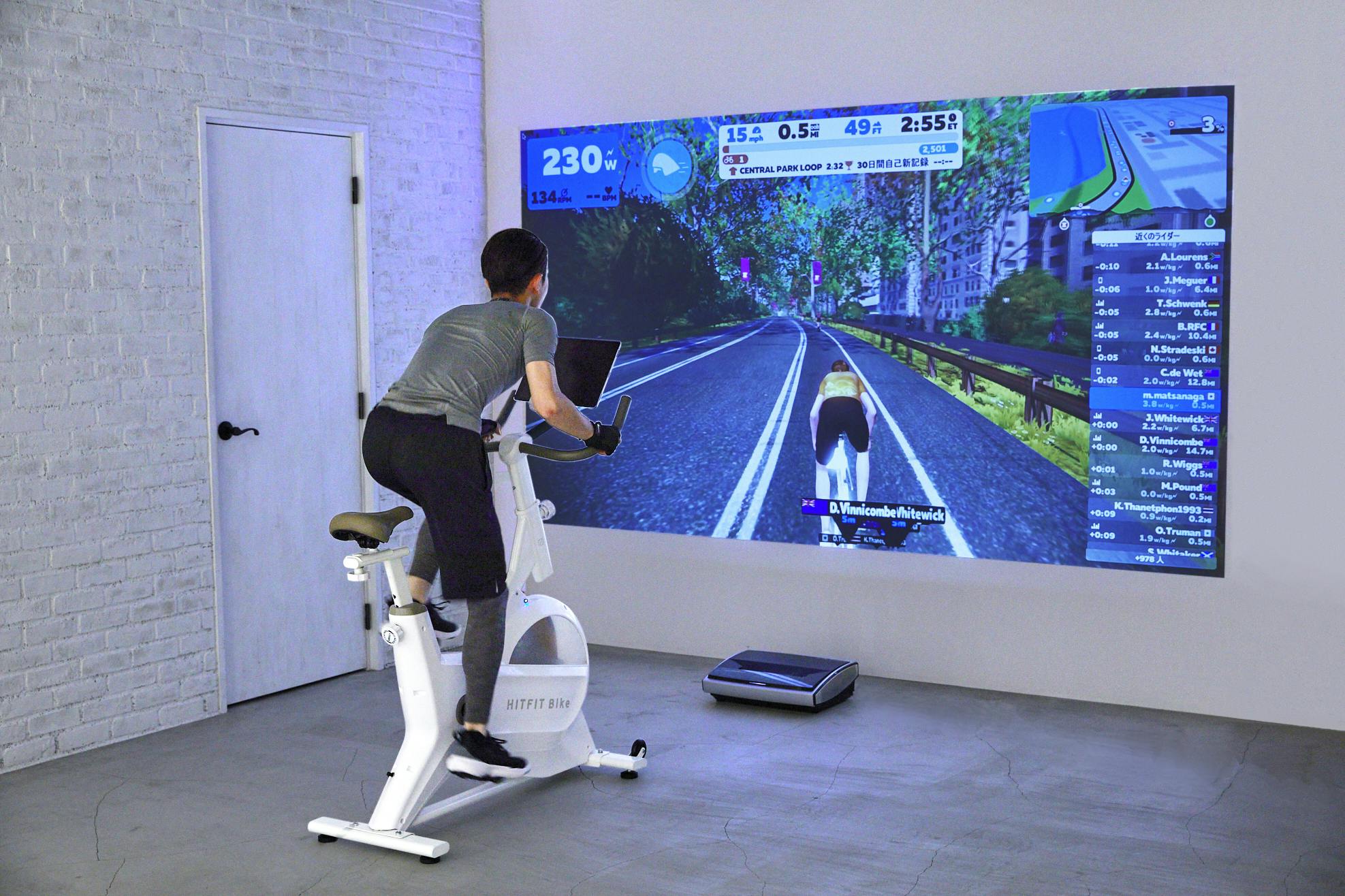 国内初のZwift完全対応！次世代フィットネスマシン HITFIT Bike ...