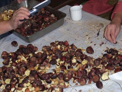 トチの実の加工