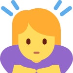 深くお辞儀する女性