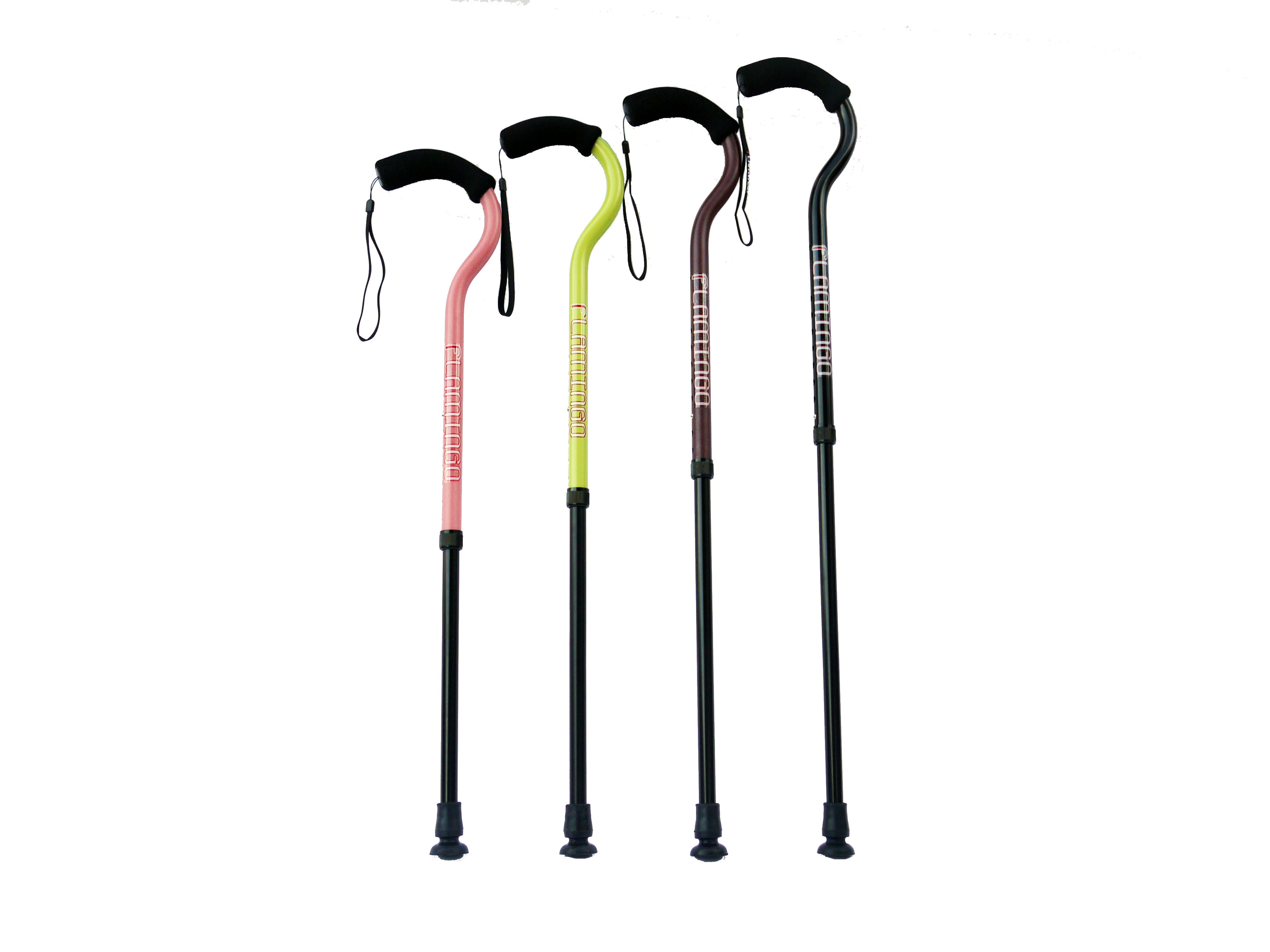 シェルピンク、イエローグリーン、ヴァン・ダイク ブラウン、セミグロスブラック