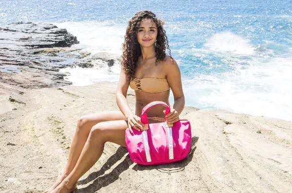 マリアラローザ marialarosa 梨花着用 お揃い カゴバック リーファー Maria La Rosa(マリア ラ ローザ) 】 HEART MINI BAG|allureville