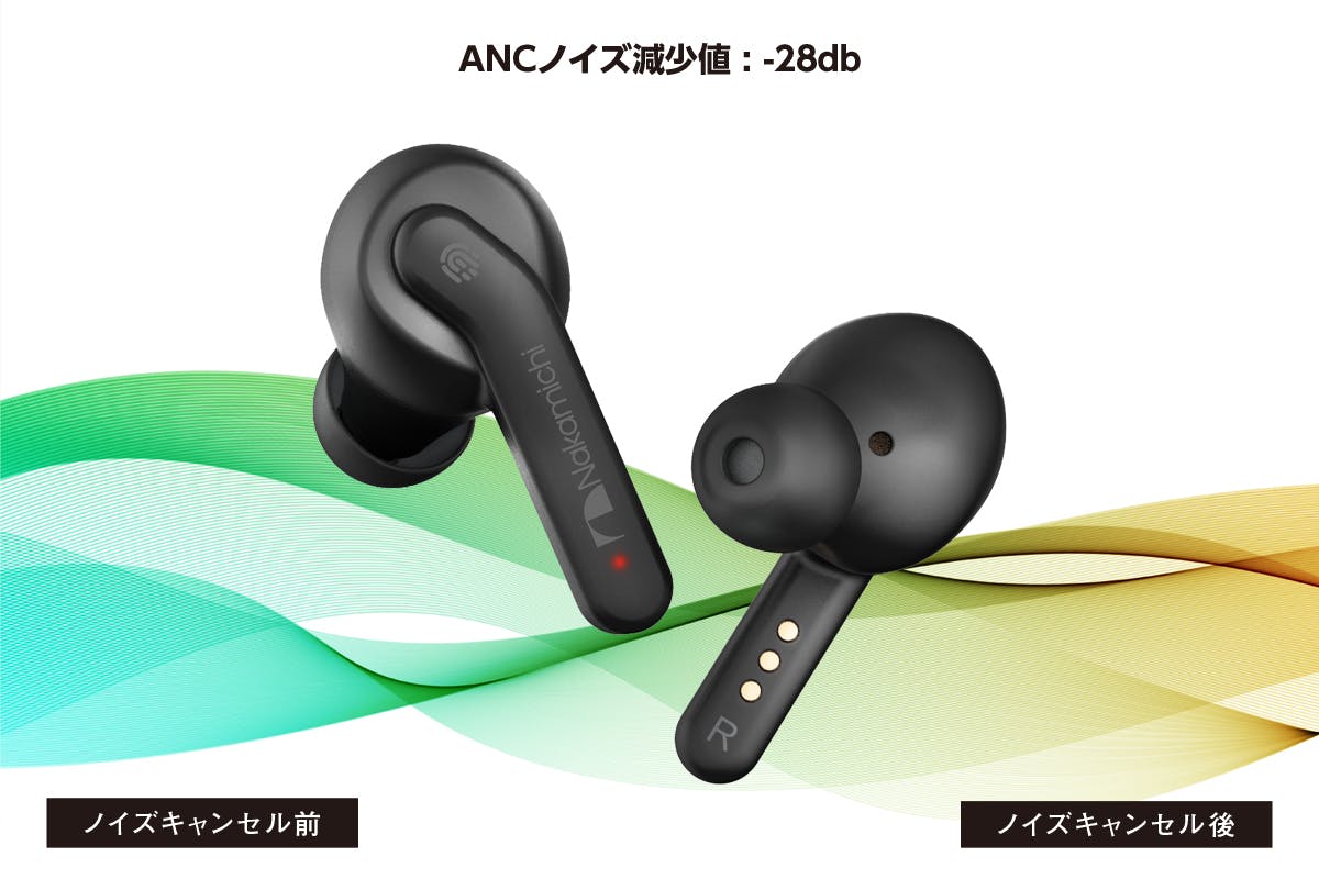 NaKamichi」 LIVEOW300NC アクティブノイズキャンセリング Bluetooth ...