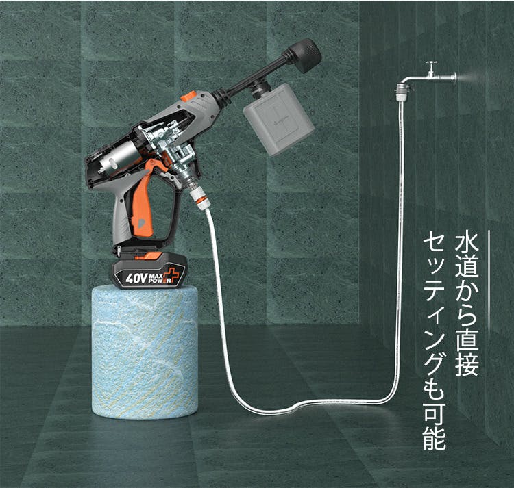 LUTIAN コードレス　高圧洗浄機 Katz様専用」モバイル高圧洗浄機「LUTIAN」