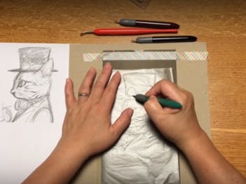 がり版印刷用　ガリ切り がり版印刷用 ガリ切り