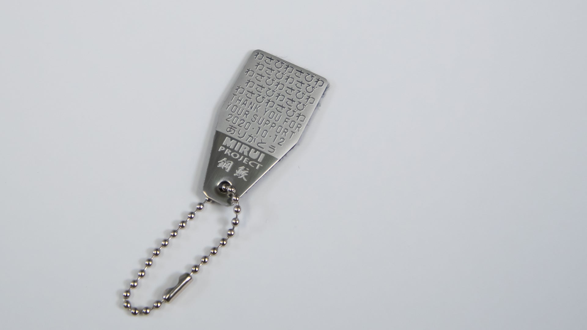 リターン品 鋼鮫ミニミニキーホルダー Miruiプロジェクトver 完成 Campfire キャンプファイヤー