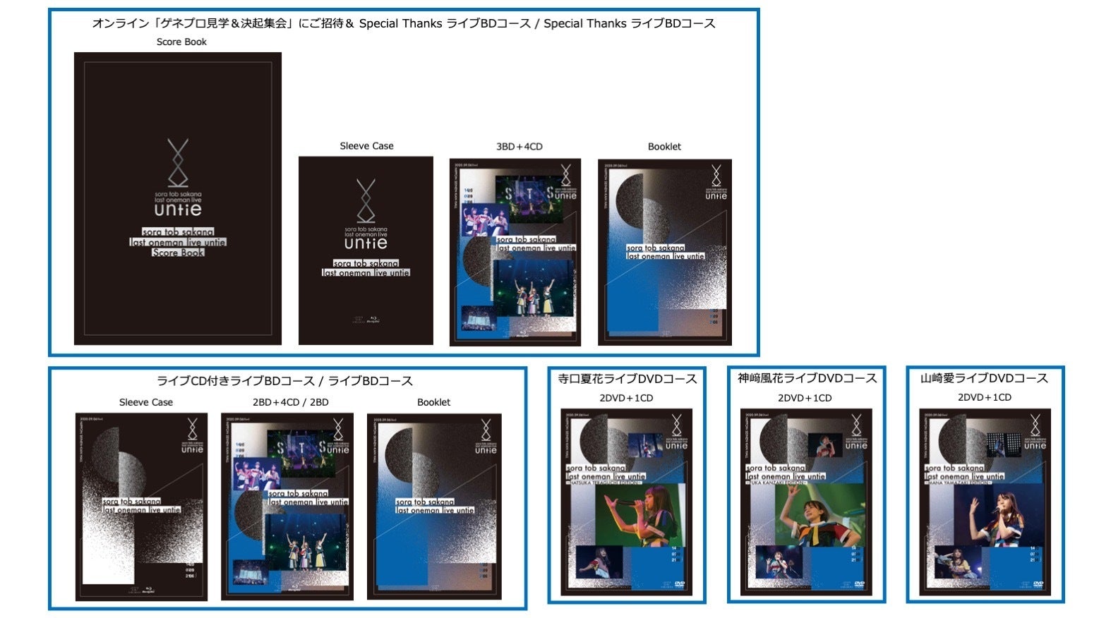 2DVD+CD「last oneman live untie 寺口夏花 版」 2026年最新】sora tob 