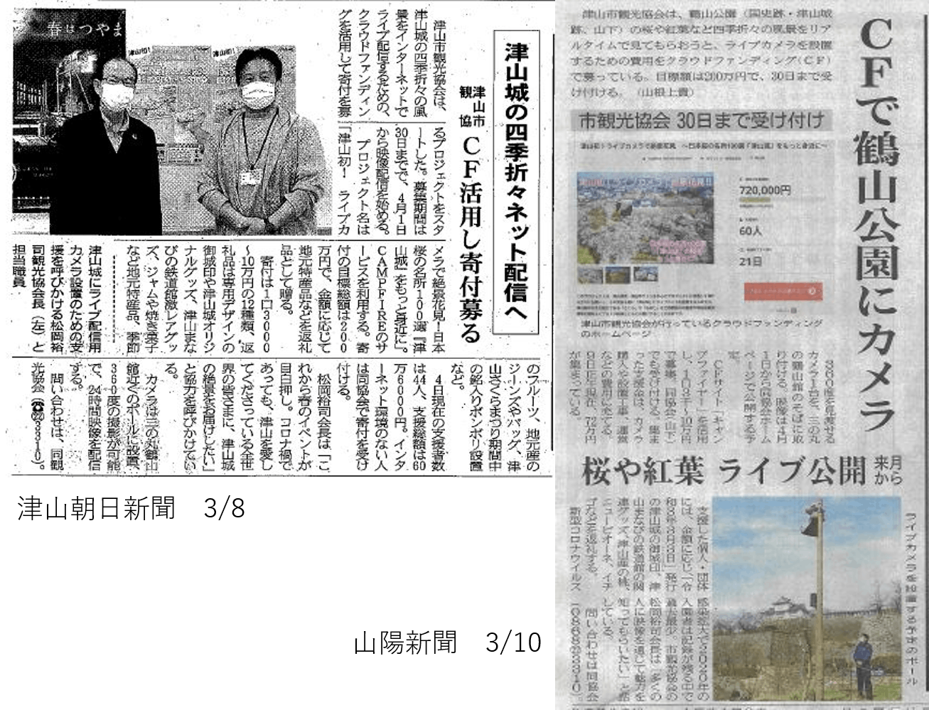 地元新聞でpr Campfire キャンプファイヤー