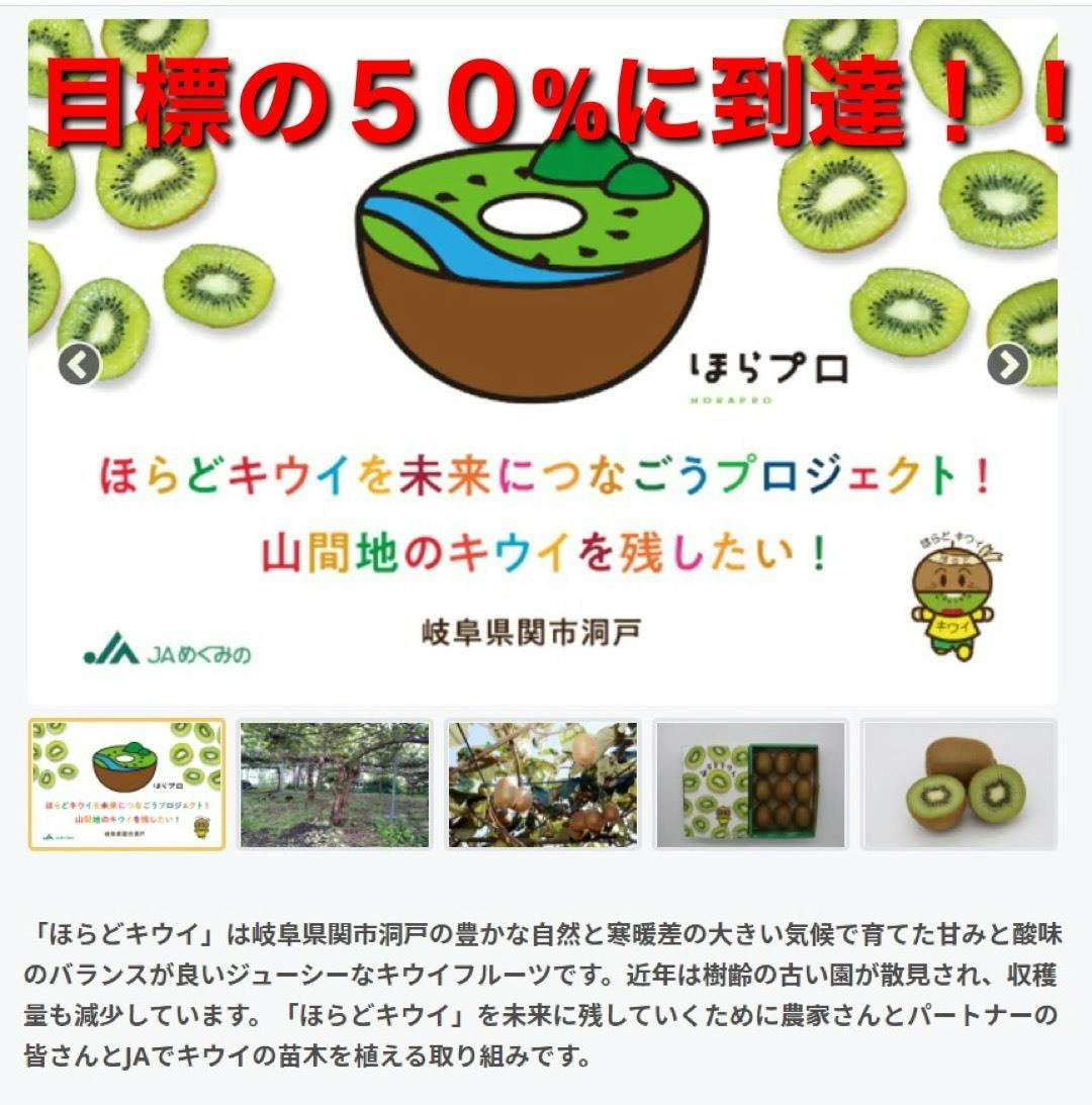 ほらどキウイ苗の植樹に向けての活動スタートです Campfire キャンプファイヤー