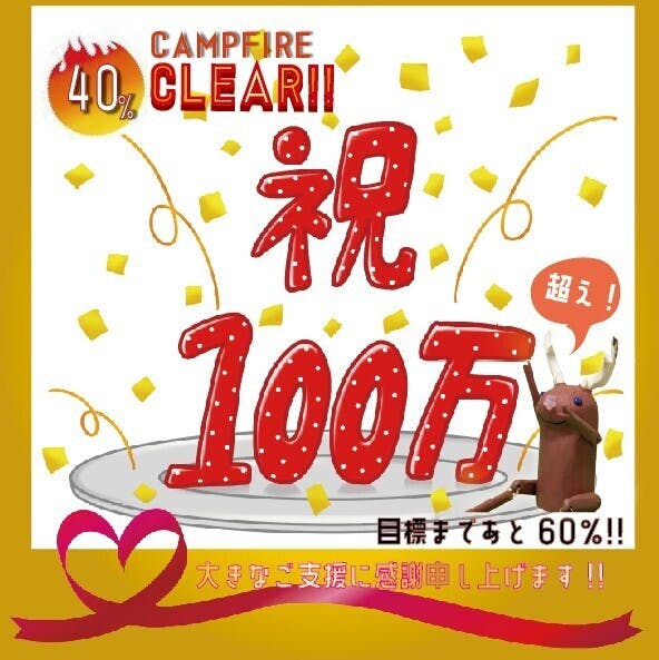 クラウドファンディング11 12日目 お陰様でご支援額が大台を超えました Campfire キャンプファイヤー