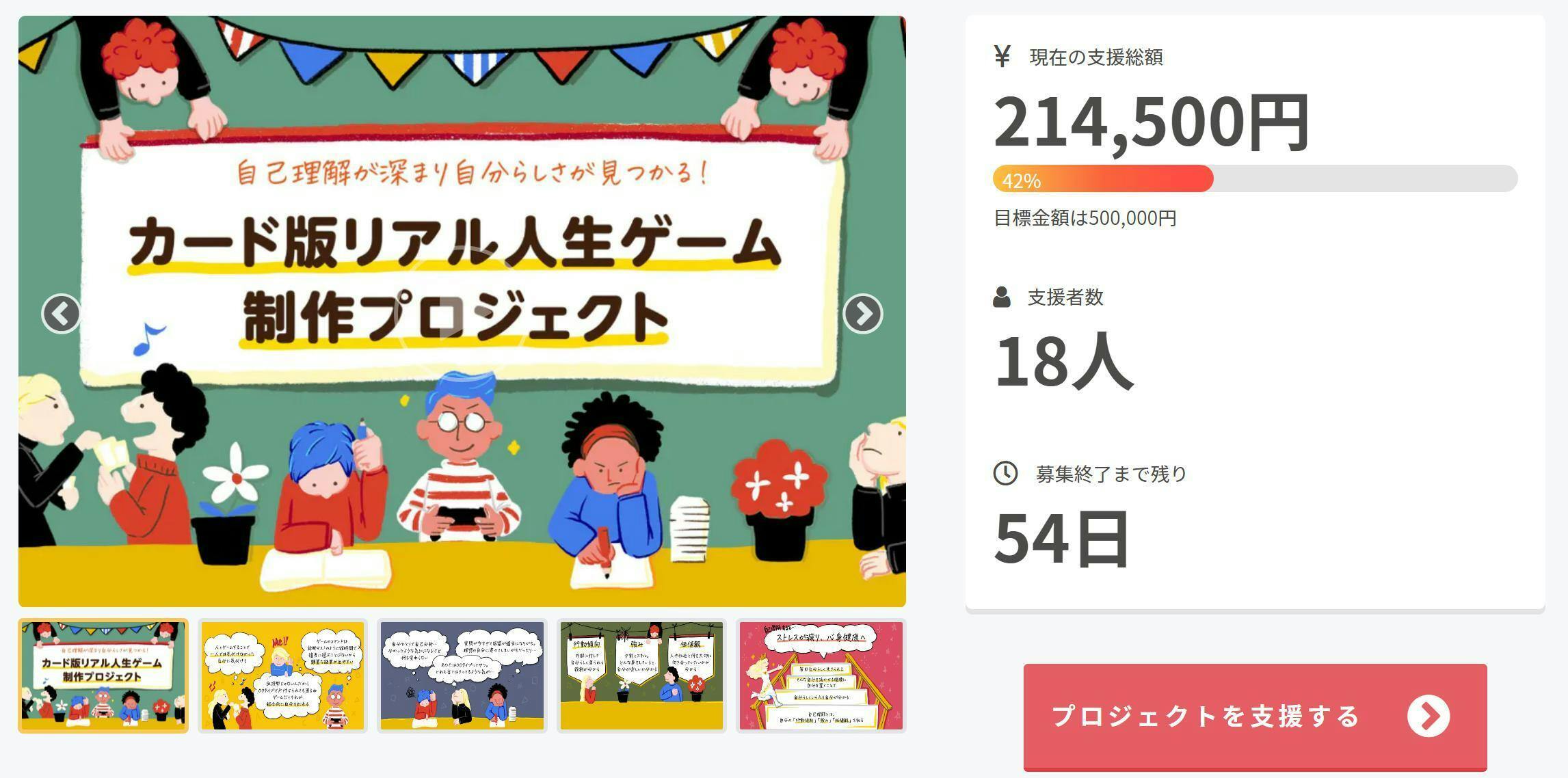 たくさんの方からご支援いただきありがとうございます Campfire キャンプファイヤー