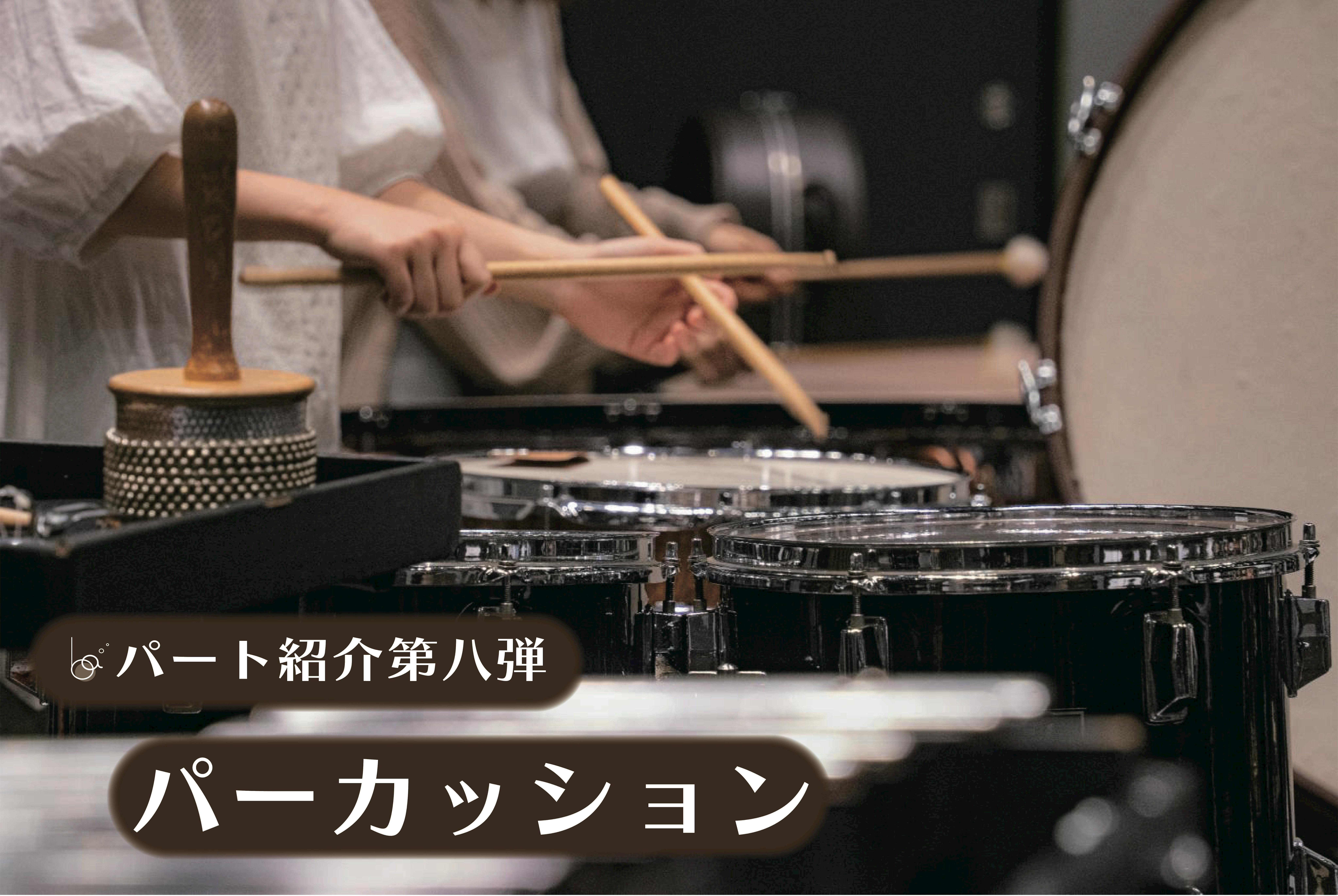 パート紹介第八弾】パーカッションパート紹介 - CAMPFIRE (キャンプ