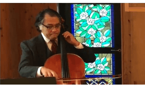 アメリカ ステンドグラス Violinヴァイオリン グラスマスターズ社