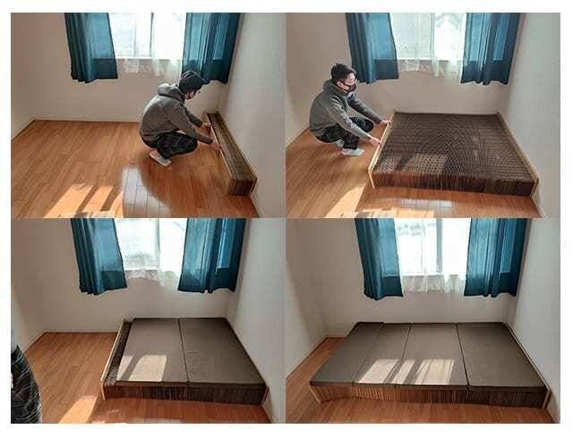 100%正規品 クイーンベッド ペーパーベッド Emu-Bed かなあさん専用