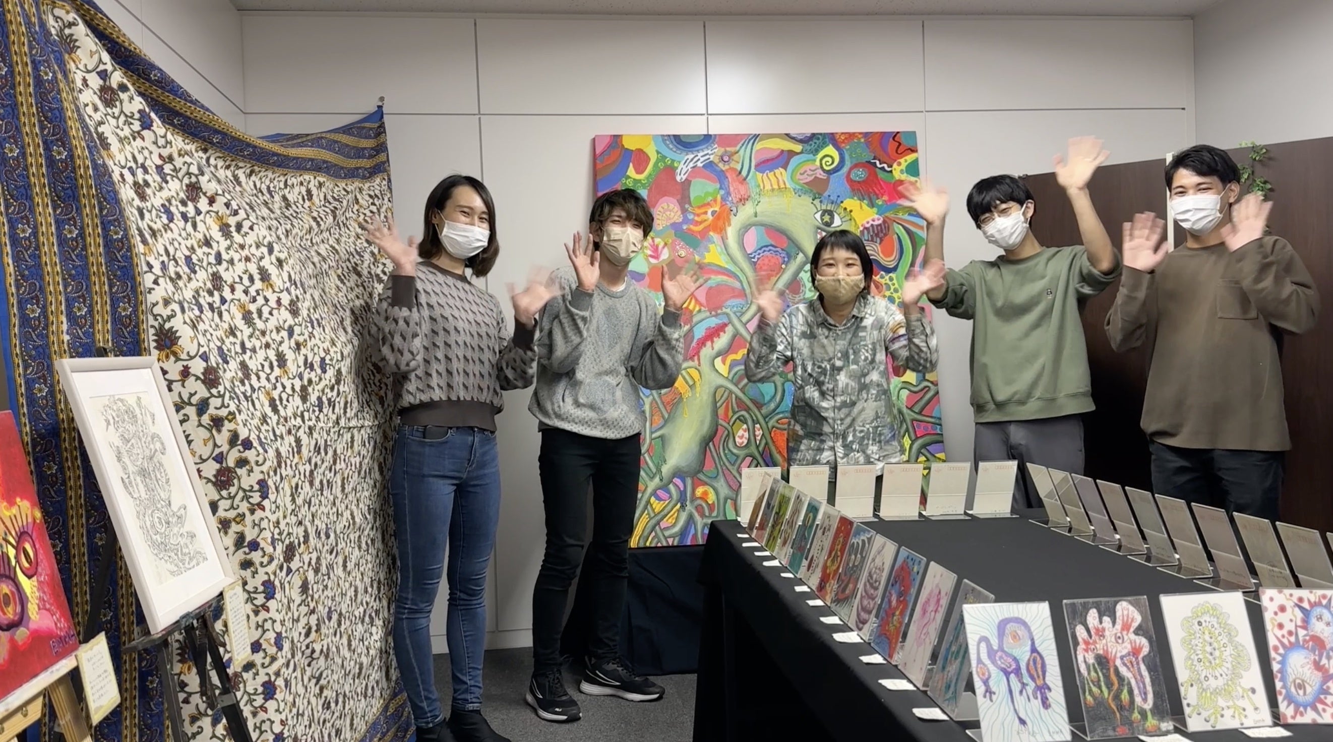 個展会場の設営ができました いよいよ来週から個展開催 Campfire キャンプファイヤー