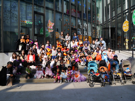 10 19幕張本郷のまち中でハロウィンパレード Campfire キャンプファイヤー