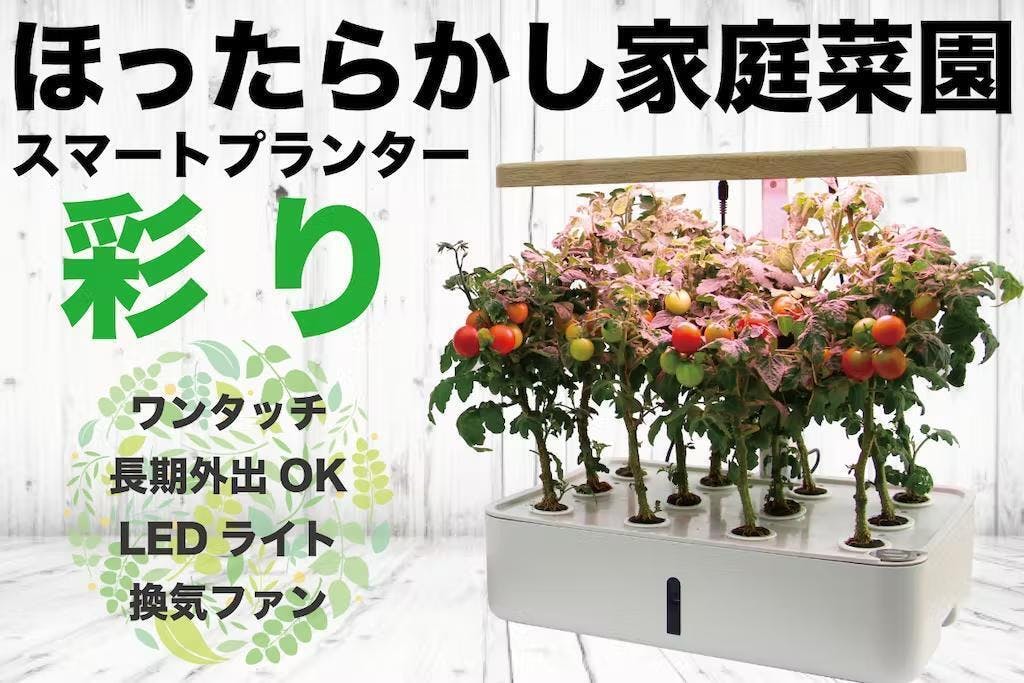 自動水やり＆無農薬！野菜・果物・花を成長促進！スマートプランター