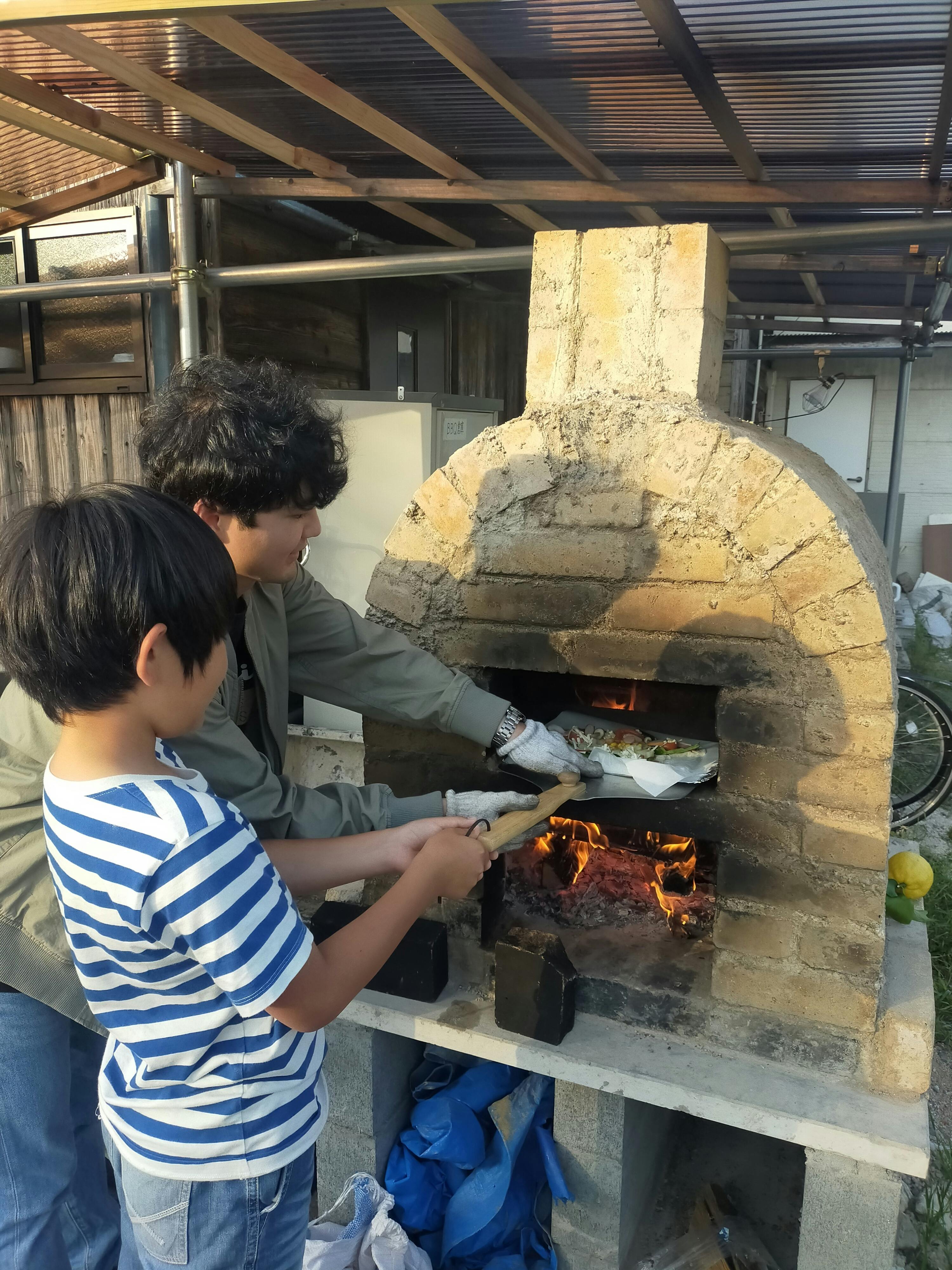 薪窯 ピザ窯 自作 アーチ型 キャンプ - その他