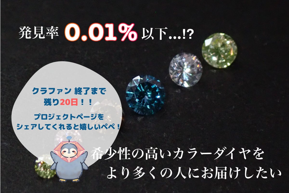 (一時値下げ)ダイアモンド　カラット数不明 発見率0.01%以下…!? 希少性の高いカラーダイヤをより多くの方にお届け