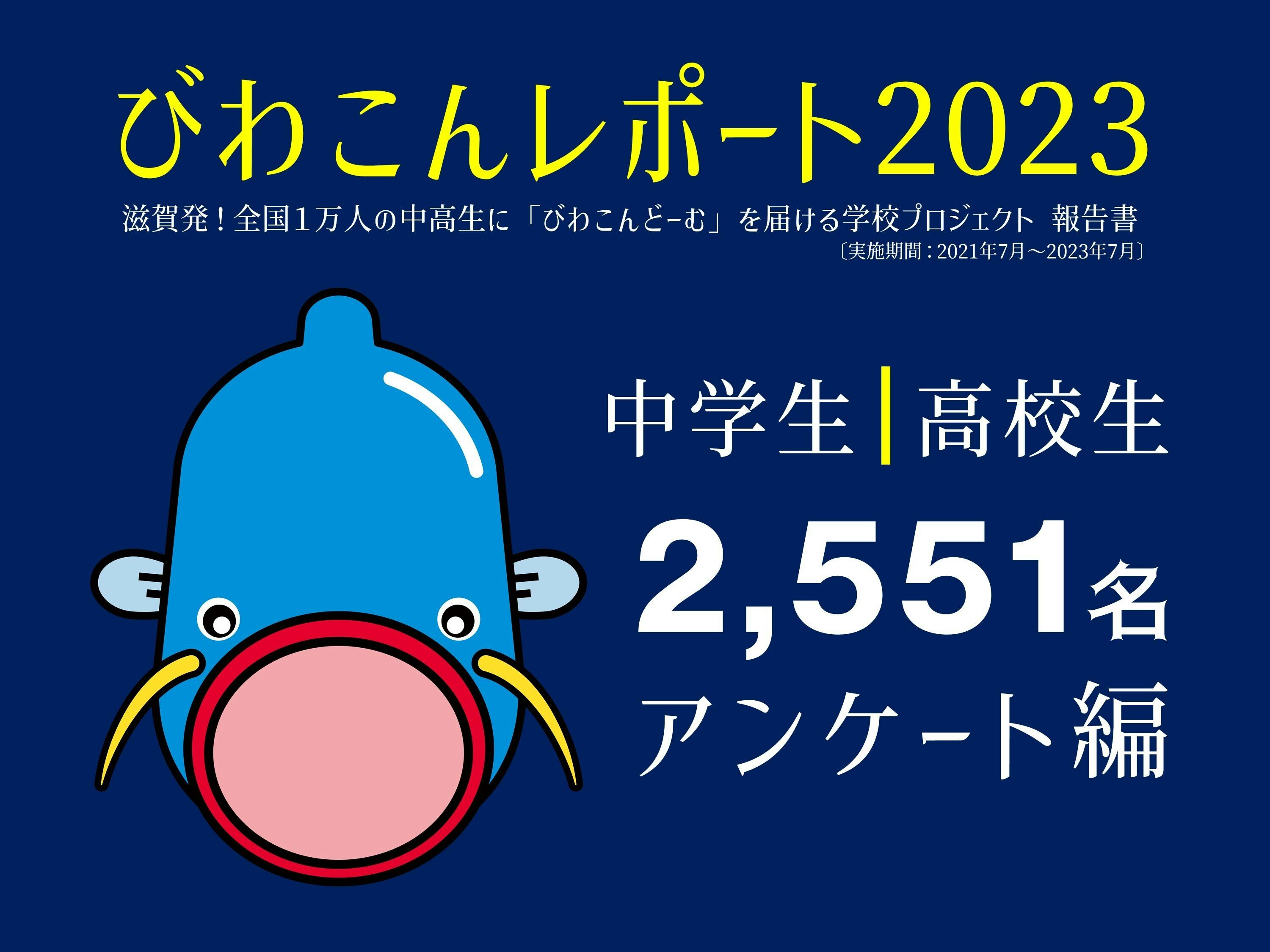 最終報告【本日公開】『びわこんレポート2023（生徒アンケート編