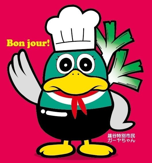 越谷特別市民 ガーヤちゃんのオリジナルデザインを寄贈いただき