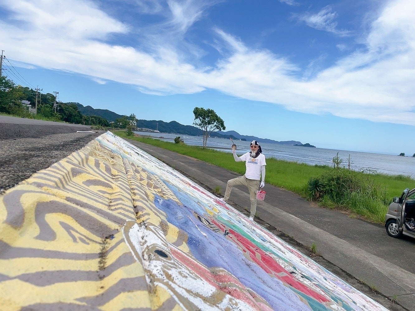 活動報告一覧 - 巨大壁画「佐伯洲浜竜宮図」：佐伯の自然とアートが