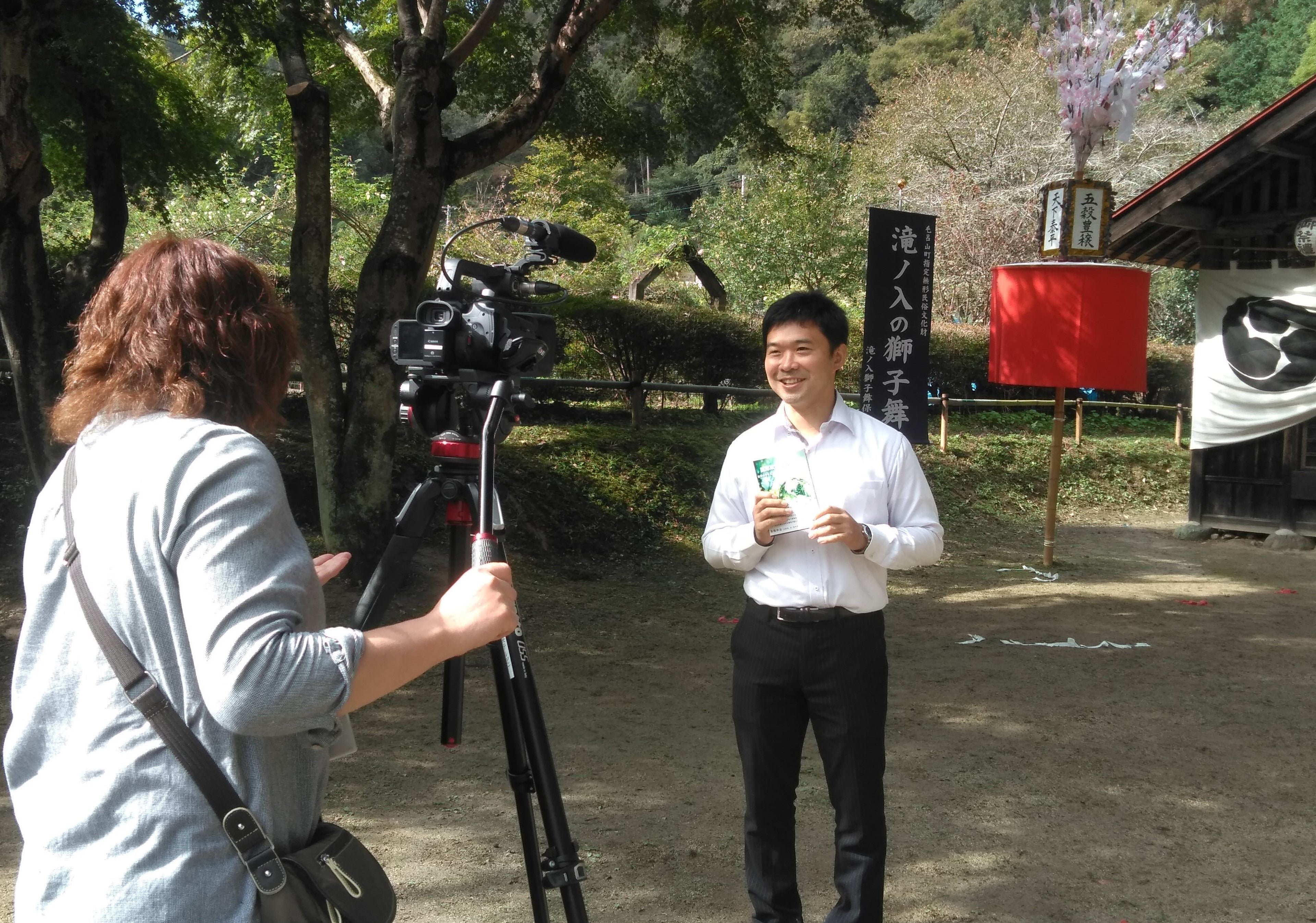 テレビ番組の撮影で クラウドファンディングの宣伝をしました Campfire キャンプファイヤー