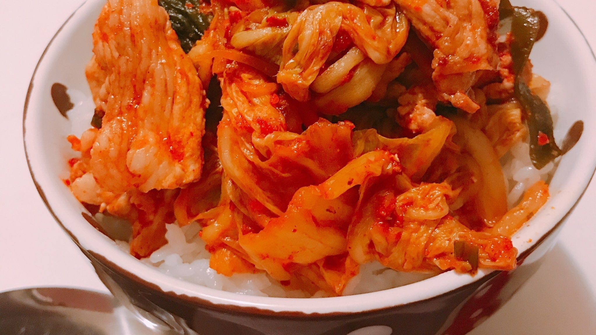 いねキムチ豚丼 Campfire キャンプファイヤー