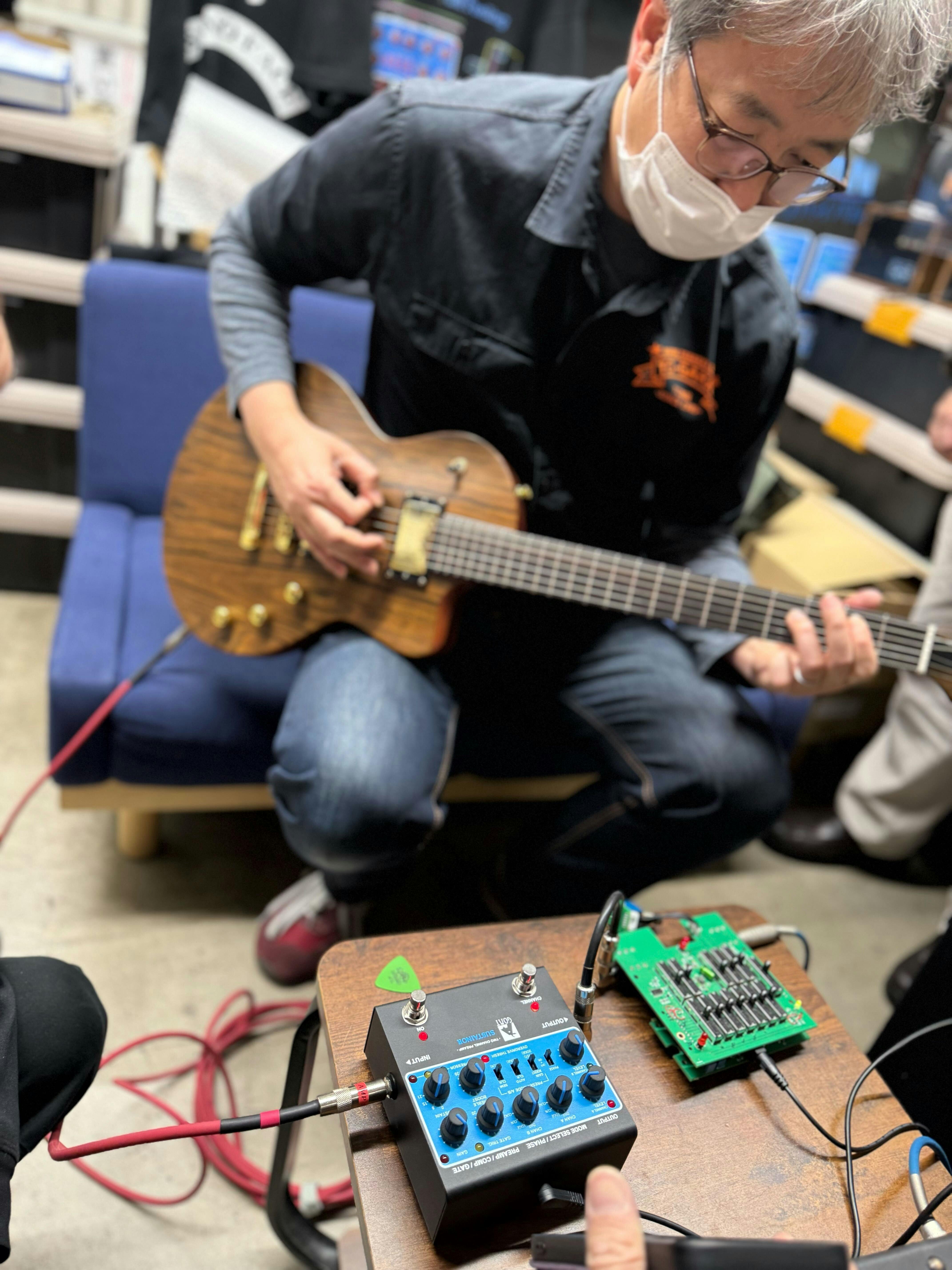 プロト基板ができたのでついにサウンドチェックを行いました