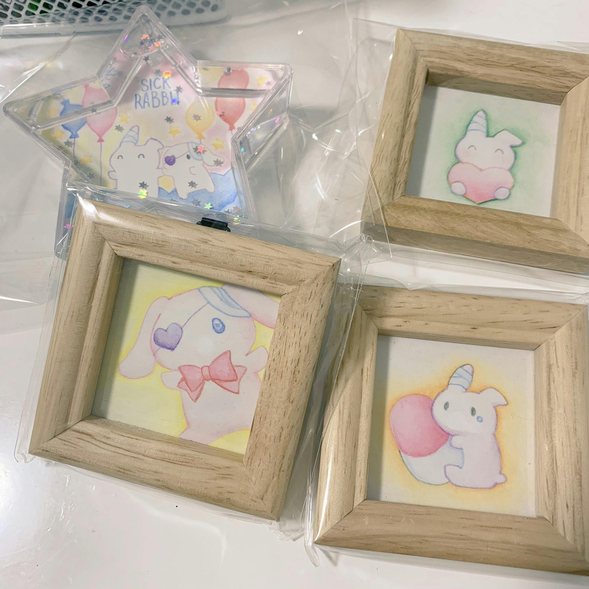 ミニ原画を描いています Campfire キャンプファイヤー